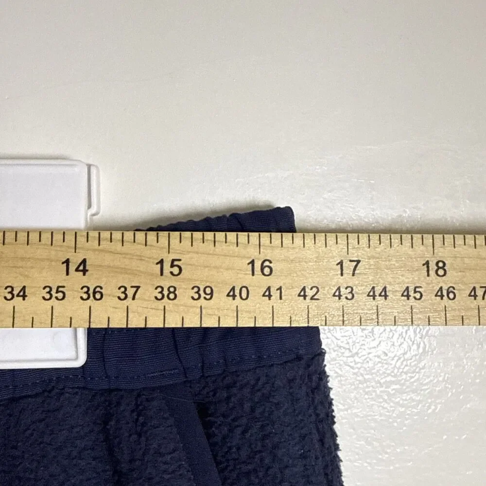 North Face Denali Fleece Pants Women's Large Navy Blue Ripstop Patches Outdoors - Picture 5 of 10